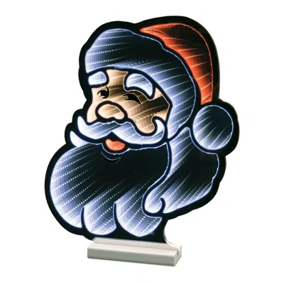 Melrose International Santa Head Ekkolight 16"h - Red, White