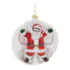 Melrose International Santa Snow Angel Ball Ornament (set Of 6) - Red, White
