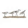 Melrose International Sea Birds On Branch Figurine (set Of 2) - White, Black, Beige