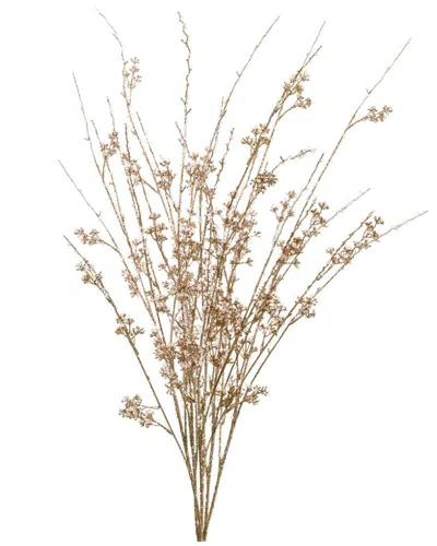 MELROSE INTERNATIONAL MELROSE INTERNATIONAL SET OF 2 BEADED ICED BERRY SPRAY