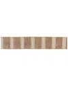 Melrose International Set Of 3 Beige Striped Ribbon In Sand