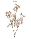 Melrose International Set Of 4 Blossom Floral Branch In Pink