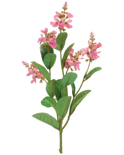 Melrose International Set Of 6 Blossom Floral Spray In Pink