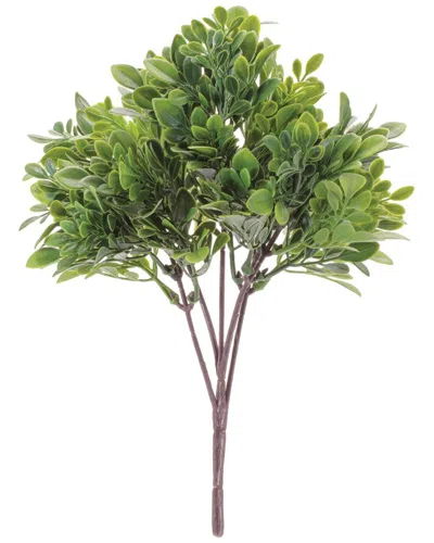 Melrose International Set Of 6 Boxwood Foliage Bush In Green