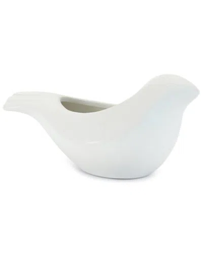 Melrose International Set Of 6 Ceramic Bird Planter In White