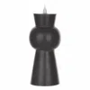 Melrose International Simplux Designer Led Candle With Remote (set Of 2) - Black