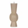 Melrose International Simplux Designer Led Candle With Remote (set Of 2) - Grey