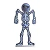 Melrose International Smileyworld Halloween Skeleton Ekkolight 36"h - White, Black In Blue