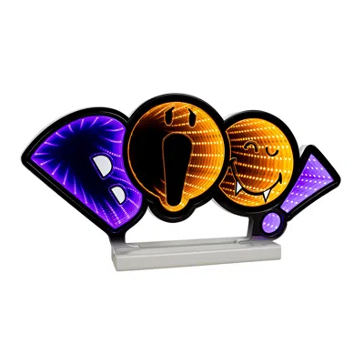 Melrose International Smileyworld(r) Halloween Boo Ekkolight 16"l - Orange, Purple In Multi