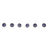 Melrose International Snowflake Ekkolight Garland 68"l - White