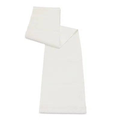 Melrose International Snowflake Table Runner 72"l - White