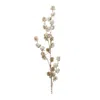 Melrose International Snowy Glittered Pinecone Spray (set Of 6) - Gold, White