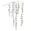 Melrose International Snowy Hanging Pine Cluster Branch (set Of 2) - White, Green