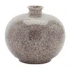 Melrose International Speckled Ceramic Bottle Vase (set Of 2) - Gray, Brown