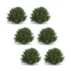 Melrose International Spring Grass Half Orb (set Of 6) - Green