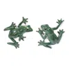Melrose International Stone Garden Frog Wall Accent (set Of 2) - Green