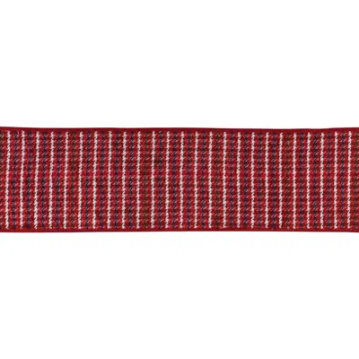Melrose International Traditional Plaid Ribbon 4" X 10 Yds. - Red; Gold