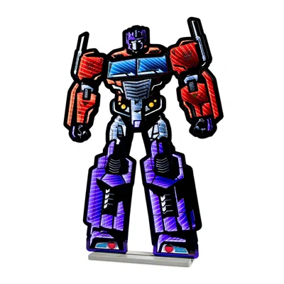 Melrose International Transformers Optimus Prime Ekkolight 36"h - Red, Blue, White In Multi
