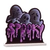 Melrose International Triple Ghost/spooky Ekkolight 15.5"l - White, Black, Purple