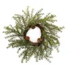 Melrose International Winter Pine Wreath (set Of 2) - Green, Brown