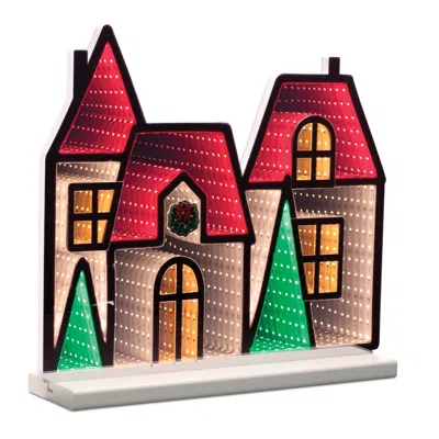 Melrose International Winter Village Ekkolight 16"l - Red, White