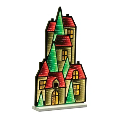 Melrose International Winter Village Ekkolight 28"h - Red, White, Green