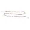 Melrose International Wood Beaded String Garland (set Of 2) - Beige