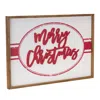 Melrose International Wood Merry Christmas Sign 27.5"l - Red; White