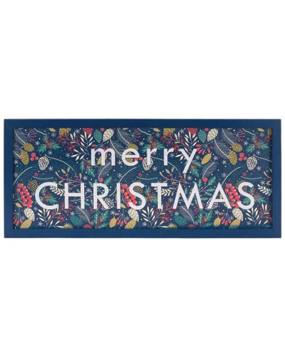 Melrose International Wood Merry Christmas Sign In White