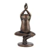 Melrose International Yoga Frog Garden Statue 25"g - Brown