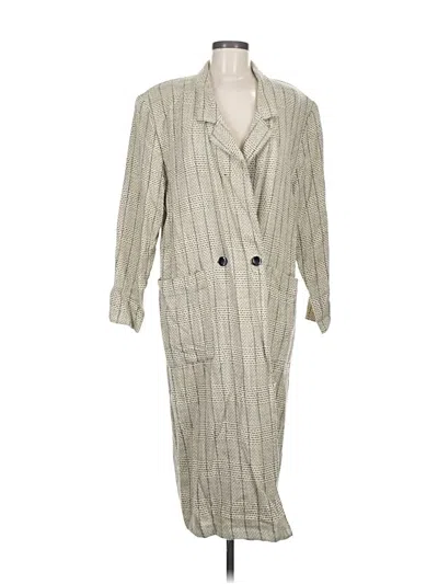 Pre-owned Melrose Trenchcoat In White