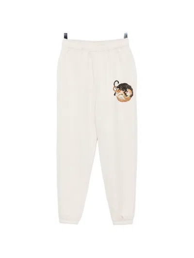 Melt Animal-print Track Pants In Neutral