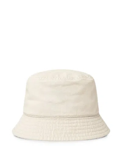 Melt Cotton Bucket Hat In White