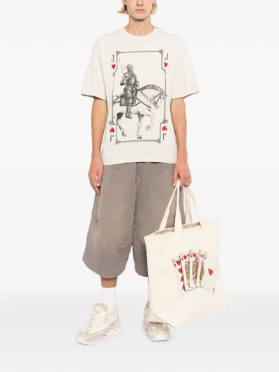 Melt Cotton Printed T-shirt In Neutral