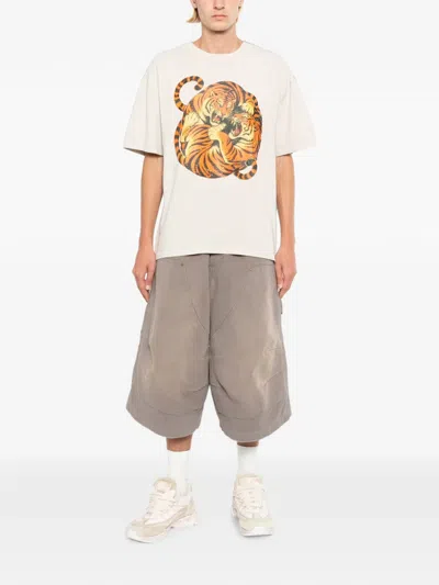 Melt Cotton Printed T-shirt In Neutral