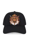 Melt Crest-print Baseball Cap In Black