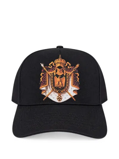 Melt Crest-print Baseball Cap In Black
