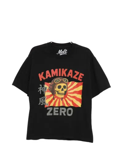 Melt Crew Neck T-shirt In Black