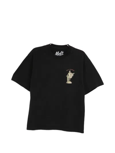 Melt Crew Neck T-shirt In Black