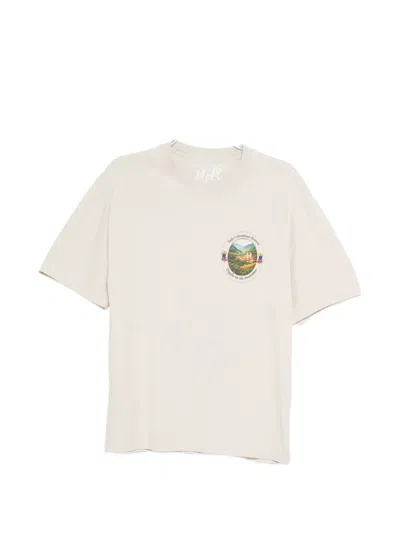 Melt Crew Neck T-shirt In White