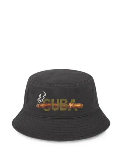 Melt Cuba-print Bucket Hat In Black