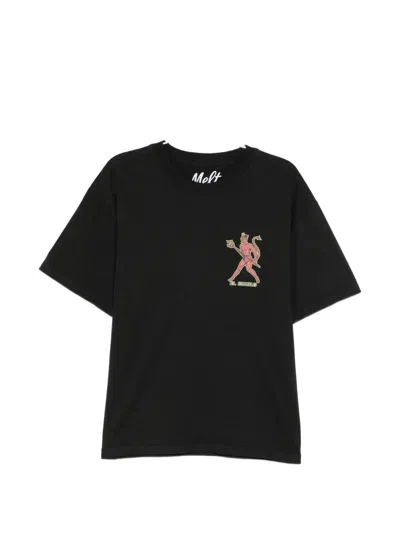 Melt Devil-print T-shirt In Black