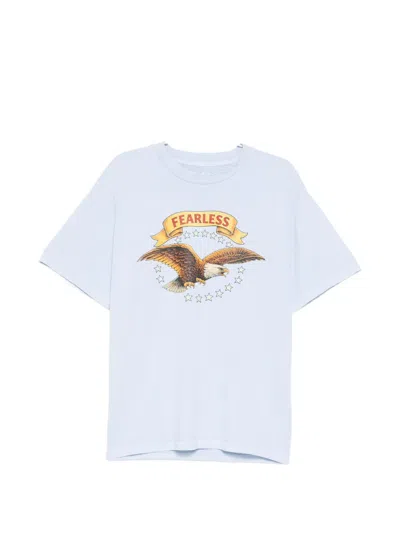 Melt Eagle-print T-shirt In Blue