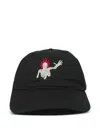 Melt Embroidered Skeleton Cap Hat In Black