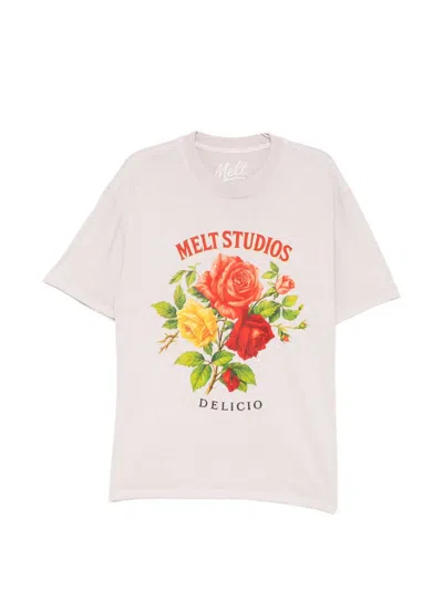 Melt Floral Print T-shirt In Pattern