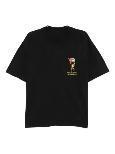 Melt Graphic-print T-shirt In Black