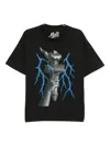 Melt Graphic-print T-shirt In Black
