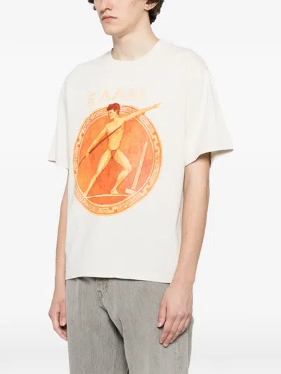 Melt Graphic-print T-shirt In Neutral