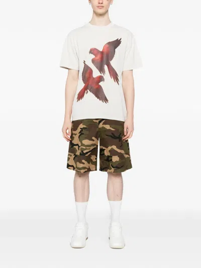 Melt Graphic-print T-shirt In White