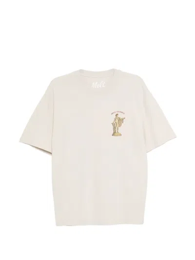 Melt Graphic-print T-shirt In Neutral